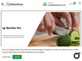 kitchenvirtue.com homepage screenshot