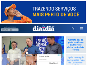 'diaadiaes.com.br' screenshot