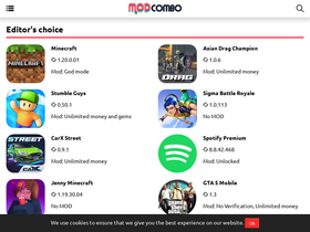 'modcombo.com' screenshot
