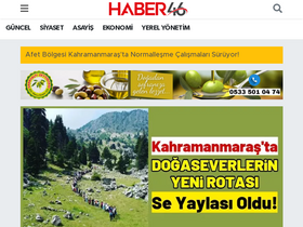 'haber46.com.tr' screenshot