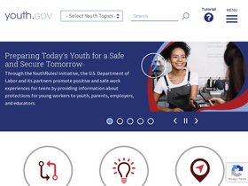 'youth.gov' screenshot