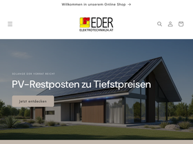 elektrotechnik24.at homepage screenshot