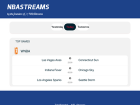 'nbastreams.to' screenshot