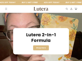 trylutera.com homepage screenshot