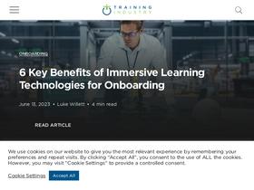 'trainingindustry.com' screenshot