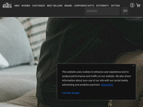'thejacketmaker.com' screenshot