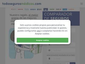 'todosegurosmedicos.com' screenshot