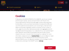 'fcbarcelona.com' screenshot