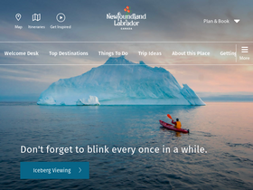 'newfoundlandlabrador.com' screenshot