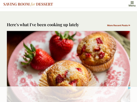 'savingdessert.com' screenshot