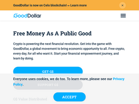 'gooddollar.org' screenshot