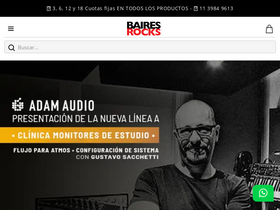 'baires.rocks' screenshot