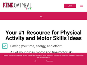 'pinkoatmeal.com' screenshot