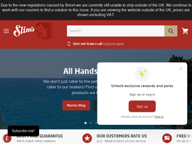 'slimsdetailing.co.uk' screenshot