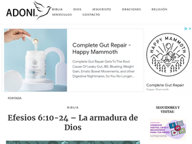 'adoni.es' screenshot