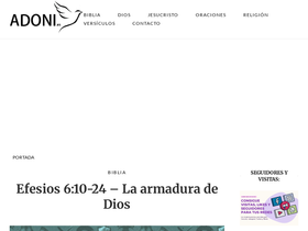 'adoni.es' screenshot