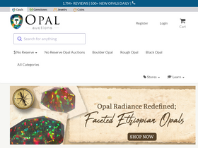 'opalauctions.com' screenshot
