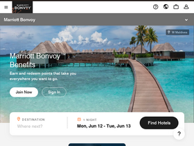 'marriottbonvoy.com' screenshot