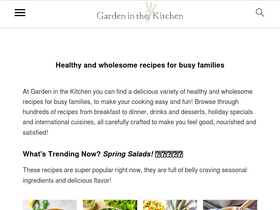 'gardeninthekitchen.com' screenshot
