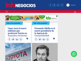 'infonegocios.info' screenshot