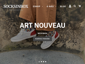 socksinbox.cz homepage screenshot