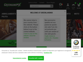 'greenlandmx.it' screenshot