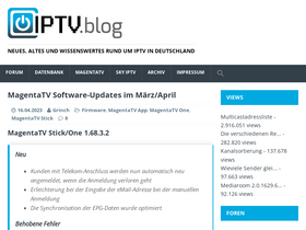 'iptv.blog' screenshot