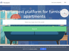 'nestpick.com' screenshot