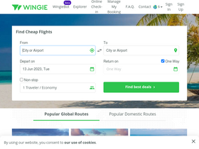 'wingie.com' screenshot