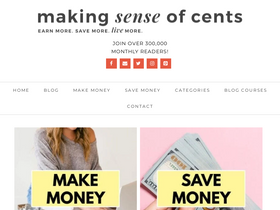 'makingsenseofcents.com' screenshot