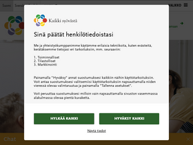 'kaikkisyovasta.fi' screenshot