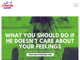 'theattractiongame.com' screenshot