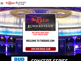 'therave.com' screenshot