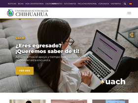 'uach.mx' screenshot