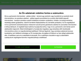 'balkonada.hu' screenshot