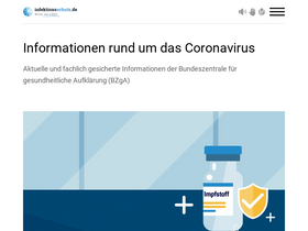 'zusammengegencorona.de' screenshot