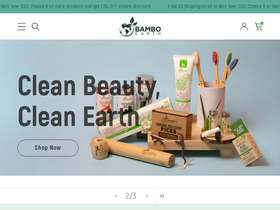 bamboearth.com homepage screenshot