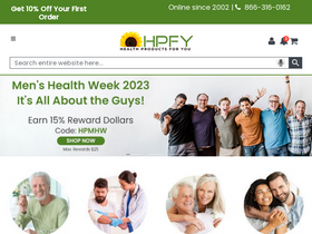 'healthproductsforyou.com' screenshot