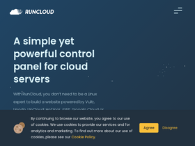 'runcloud.io' screenshot