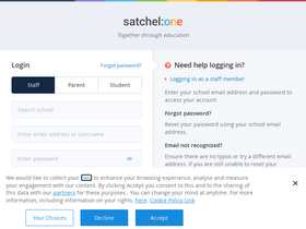 'satchelone.com' screenshot