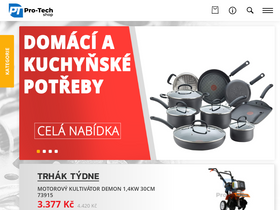 'protechshop.cz' screenshot