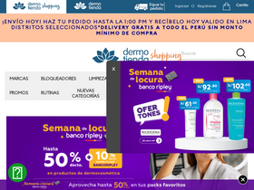 'dermotiendashopping.com' screenshot