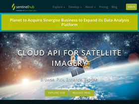 'sentinel-hub.com' screenshot