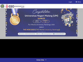 'fpsi.um.ac.id' screenshot