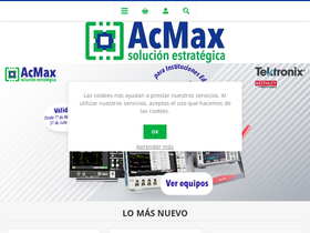 'acmax.mx' screenshot
