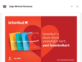 'cagrimerkezinumarasi.com' screenshot