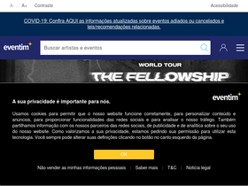 'eventim.com.br' screenshot