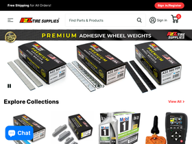 atoztiresupplies.com homepage screenshot