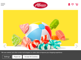 'albanesecandy.com' screenshot