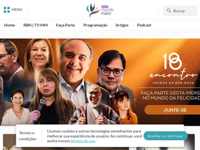 'tvmundomaior.com.br' screenshot